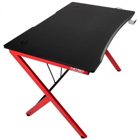 Геймърско бюро Nitro Concepts D12, Black/Red - 2