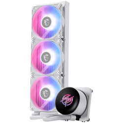 MSI MPG CORELIQUID P13 360 WHITE, 3x120mm Pre-installed CycloBlade 9 ARGB Daisy Chain Fans, 2.1-inch LCD screen, Copper Base, UN