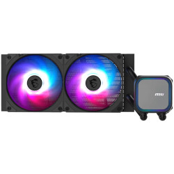 MSI MAG CORELIQUID A13 240, 2x120mm Pre-installed ARGB Daisy Chain Fans, Replacable Top Cover, Copper Base Intel LGA 1700/1851, 