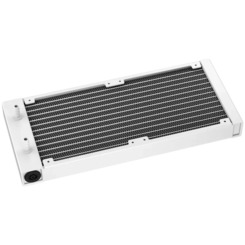 DeepCool LE240 WH V2, 240mm CPU Liquid Cooler, 2x120mm PWM ARGB Fans, ARGB block, White, LGA1851/1700/1200/1151/1150/1155, AMD A