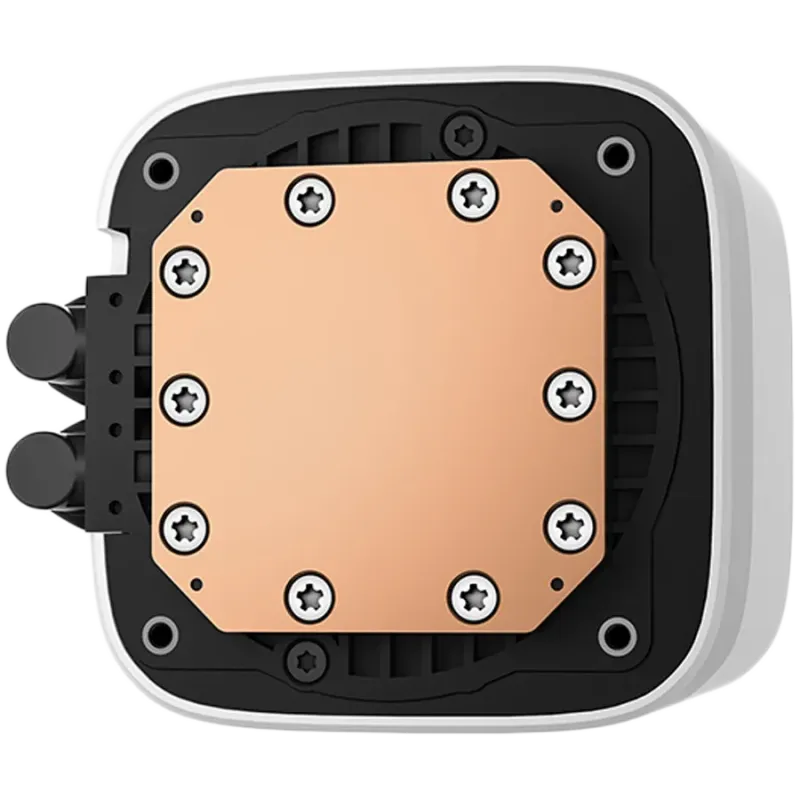 DeepCool LE240 WH V2, 240mm CPU Liquid Cooler, 2x120mm PWM ARGB Fans, ARGB block, White, LGA1851/1700/1200/1151/1150/1155, AMD A