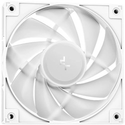 DeepCool LE240 WH V2, 240mm CPU Liquid Cooler, 2x120mm PWM ARGB Fans, ARGB block, White, LGA1851/1700/1200/1151/1150/1155, AMD A