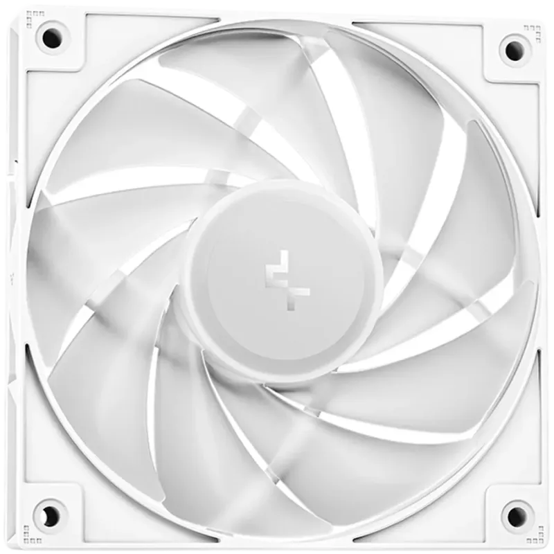 DeepCool LE240 WH V2, 240mm CPU Liquid Cooler, 2x120mm PWM ARGB Fans, ARGB block, White, LGA1851/1700/1200/1151/1150/1155, AMD A