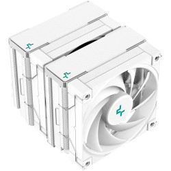 DeepCool AK620 WH, CPU Air Cooler, 2x120mm PWM FDB Fan, TDP 260W, 6 Heatpipes, White, LGA2066/2011-v3/2011/1700/1200/115x, AMD A