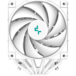 DeepCool AK620 WH, CPU Air Cooler, 2x120mm PWM FDB Fan, TDP 260W, 6 Heatpipes, White, LGA2066/2011-v3/2011/1700/1200/115x, AMD A