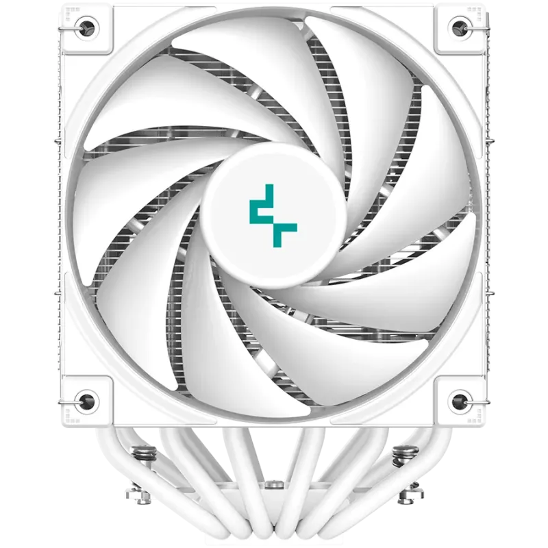 DeepCool AK620 WH, CPU Air Cooler, 2x120mm PWM FDB Fan, TDP 260W, 6 Heatpipes, White, LGA2066/2011-v3/2011/1700/1200/115x, AMD A