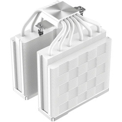 DeepCool AK620 WH, CPU Air Cooler, 2x120mm PWM FDB Fan, TDP 260W, 6 Heatpipes, White, LGA2066/2011-v3/2011/1700/1200/115x, AMD A