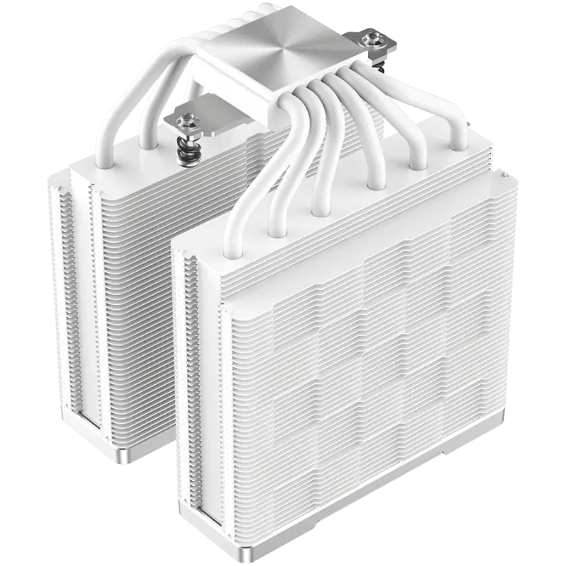 DeepCool AK620 WH, CPU Air Cooler, 2x120mm PWM FDB Fan, TDP 260W, 6 Heatpipes, White, LGA2066/2011-v3/2011/1700/1200/115x, AMD A