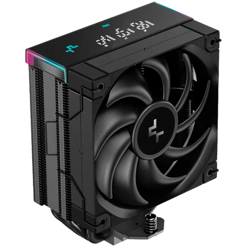DeepCool AK400 DIGITAL PRO, CPU Air Cooler, 1x120mm FT12 SE PWM Fan, Digital Display, ARGB, Core Touch Technology 2.0, 4 Heatpip