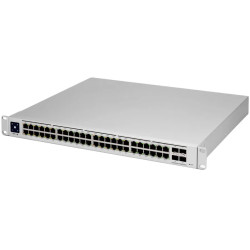 Ubiquiti USW-PRO-48-POE 48 port gigabit L3 PoE++ switch, 40 x GbE PoE+ Ports, 8 x GbE PoE++ ports, 4 x 10G SFP+ ports, 600W tota