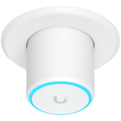 UBIQUITI U6 Mesh, WiFi 6, 6 spatial streams, 140 m² (1,500 ft²) coverage, 300+ connected devices, Powered using PoE, GbE uplink,