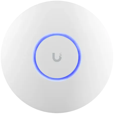 UBIQUITI U6+, WiFi 6, 4 spatial streams, 140 m² (1,500 ft²) coverage, 300+ connected devices, Powered using PoE, GbE uplink. - 1