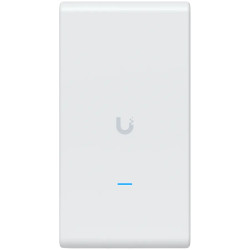 Ubiquiti U6-Mesh-Pro-EU Indoor/outdoor WiFi 6 AP with 4 spatial streams, an integrated super antenna, and a gigabit passthrough 