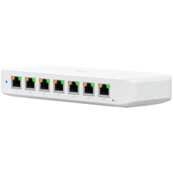 Ubiquiti USW-Ultra-210W-EU compact, Layer 2, 8-port GbE PoE switch with versatile mounting options, 7x GbE PoE+ output ports, Gb