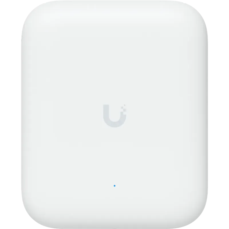Ubiquiti U7-Outdoor All-weather WiFi 7 AP with 4 spatial streams, an integrated directional super antenna, and versatile mountin