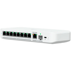 Ubiquiti switch USW-Flex-2.5G-8-EU 8-port 2.5 GbE ports, 10 GbE PoE+ input port for power / SFP+ port combo - 1