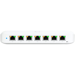Ubiquiti USW-Ultra-60W Layer 2, 8-port GbE PoE switch: 7x GbE PoE+ output ports, GbE port with optional PoE++ input - 1