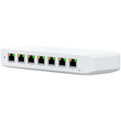 Ubiquiti USW-Ultra-60W Layer 2, 8-port GbE PoE switch: 7x GbE PoE+ output ports, GbE port with optional PoE++ input - 2