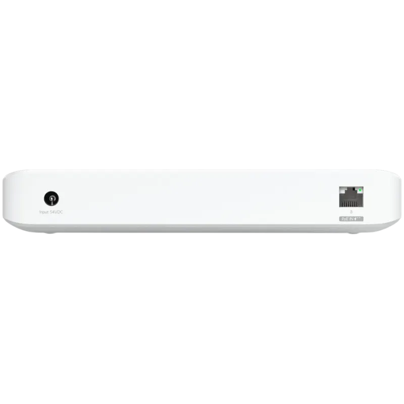 Ubiquiti USW-Ultra-60W Layer 2, 8-port GbE PoE switch: 7x GbE PoE+ output ports, GbE port with optional PoE++ input - 1