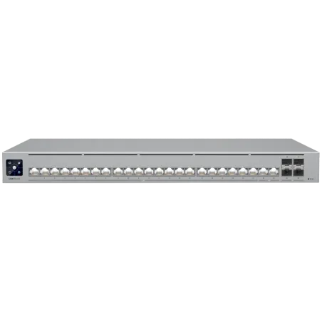 Ubiquiti Layer 3 Etherlighting USW-PRO-HD-24-POE-EU (22) 2.5 GbE, (2) 10 GbE PoE++ ports, (4) 10G SFP+ ports, DC power backup re