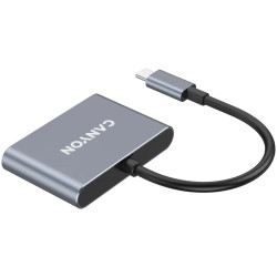CANYON hub DS-3 3in1 USB-C Dark Grey - 3