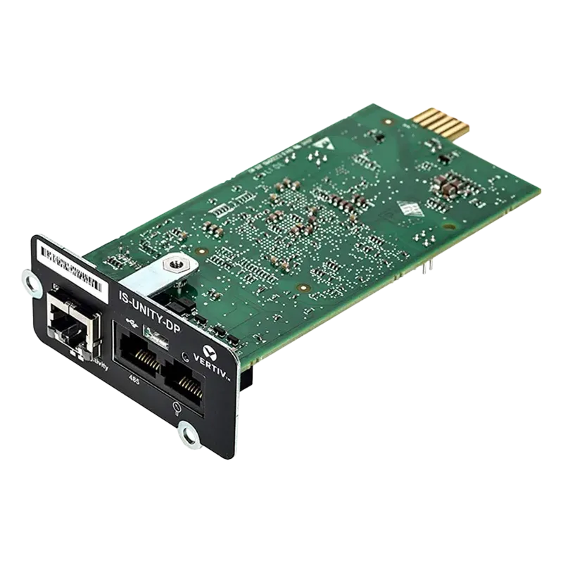 Vertiv 10/100 Mbit Ethernet SNMP, Device Web Page, with MIB and configuration cable - 1