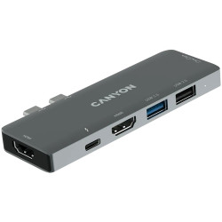 CANYON hub DS-5 7in1 Thunderbolt 3 Space Grey - 3
