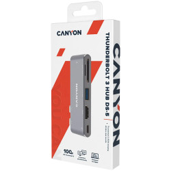 CANYON hub DS-5 7in1 Thunderbolt 3 Space Grey - 5