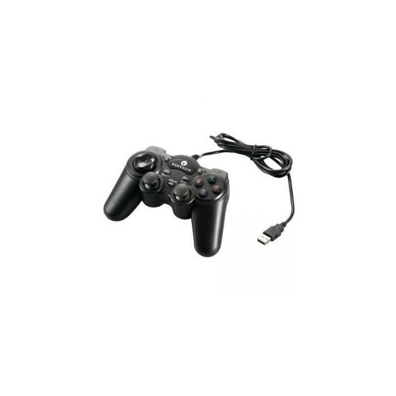 Жичен геймпад ESTILLO 703 Dual Vibration, USB, Черен - 1