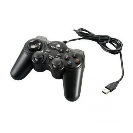 Жичен геймпад ESTILLO 703 Dual Vibration, USB, Черен - 1