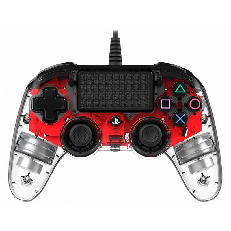 Жичен геймпад Nacon Wired Illuminated Compact Controller Red, Червен - 1