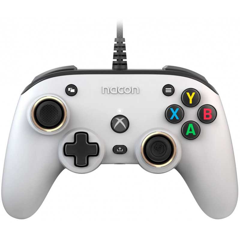 Жичен геймпад Nacon XBox Series Pro Compact White, Бял - 1