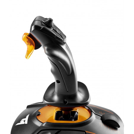 Жичен джойстик Thrustmaster T.16000M FCS Space Sim Duo Stick, авиосимулатор за PC, Черен - 5