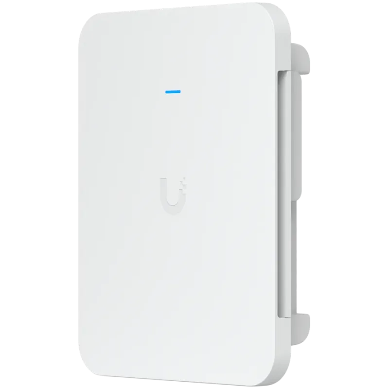 Ubiquiti U7-Pro-Wall mounted WiFi 7 AP with 6 spatial streams and 6 GHz support tailored for home builders with seamless install