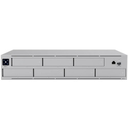 Ubiquiti UNAS-Pro-EU 2U rack-mount NAS with (7) 2.5/3.5" drive bays and 10 Gbps performance designed for large-scale file storag