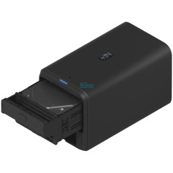 Ubiquiti UniFi UNAS-2-W-EU Network Attached Storage with (2) 3.5inch HDD bays, 2.5 GbE networking, USB-C connectivity, and an in