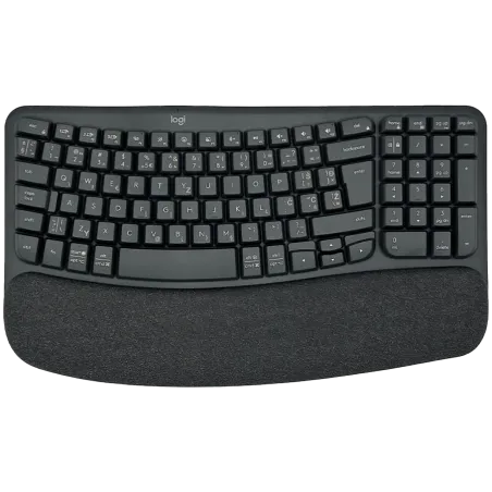 LOGITECH Wave Bluetooth ergonomic keyboard - GRAPHITE - US INT'L - 1
