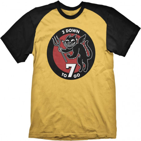 Тениска Wolfenstein Raglan T-Shirt 7 To Go Yellow, Size XL - 1
