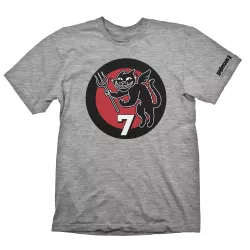 Wolfenstein Patch T-Shirt Gray, Size M