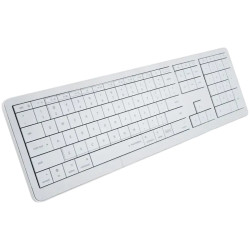 CLEVETURA CLVX 1 Touch-On-Keys AI Wireless Keyboard, ANSI US Mac layout, Scissor Switches, Aluminum Chassis, Interactive RGB, Ma