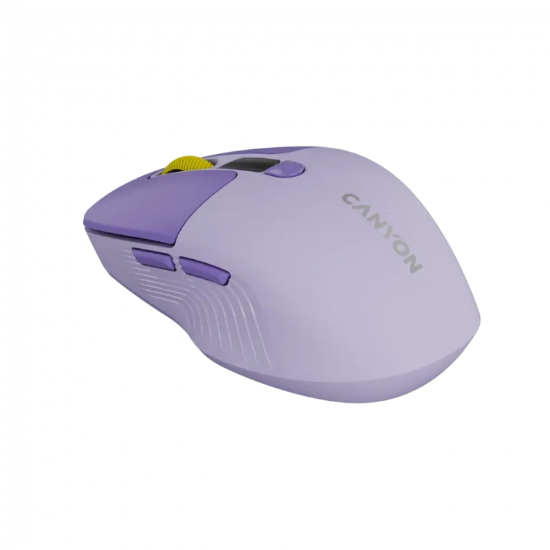 CANYON mouse MW-26 LCD Silent Dual Mode Wireless Violet - 1