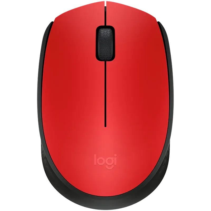 LOGITECH M171 Wireless Mouse - RED - 1