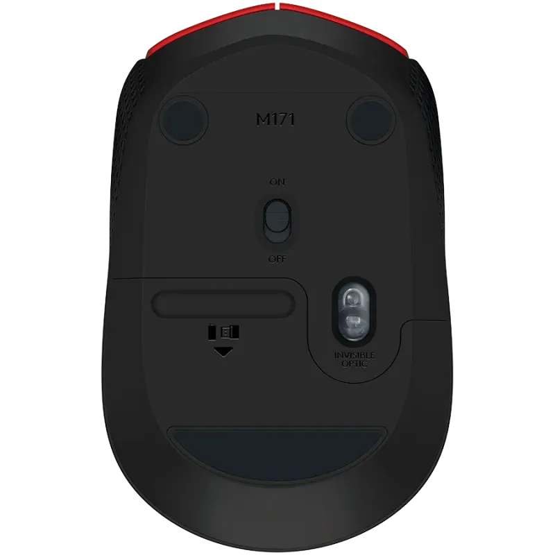 LOGITECH M171 Wireless Mouse - RED - 1