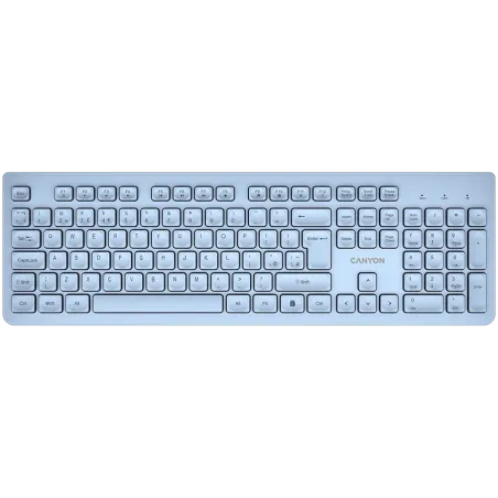 CANYON keyboard HKB-W01 UK/US AAA Wireless Blue - 1