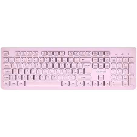 CANYON keyboard HKB-W01 UK/US AAA Wireless Pink - 1