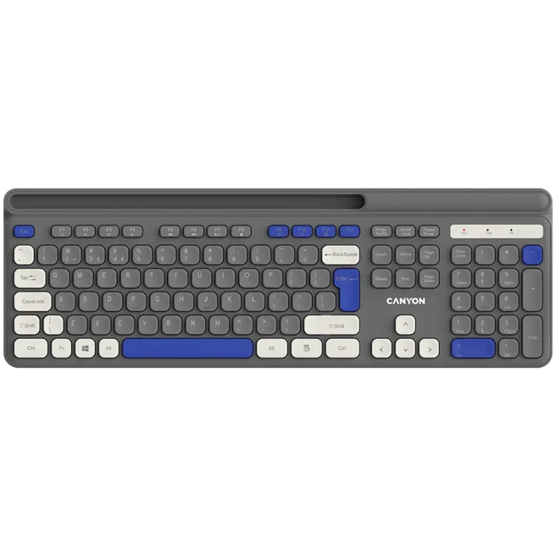 CANYON keyboard HKB-W03 EN AAA Wireless Grey - 1