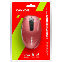 CANYON mouse MW-9 Dual-mode Wireless Red - 5