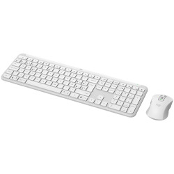 LOGITECH Signature Slim Combo MK950 - OFF WHITE - US INT'L - 2.4GHZ/BT - INTNL-973 - 2