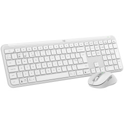 LOGITECH Signature Slim Combo MK950 - OFF WHITE - US INT'L - 2.4GHZ/BT - INTNL-973 - 3