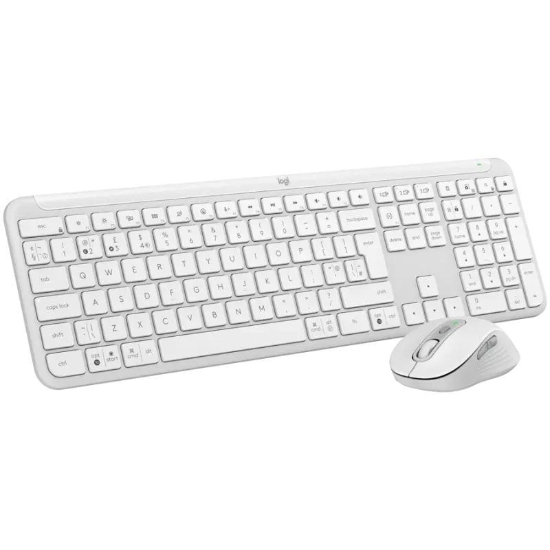 LOGITECH Signature Slim Combo MK950 - OFF WHITE - US INT'L - 2.4GHZ/BT - INTNL-973 - 1